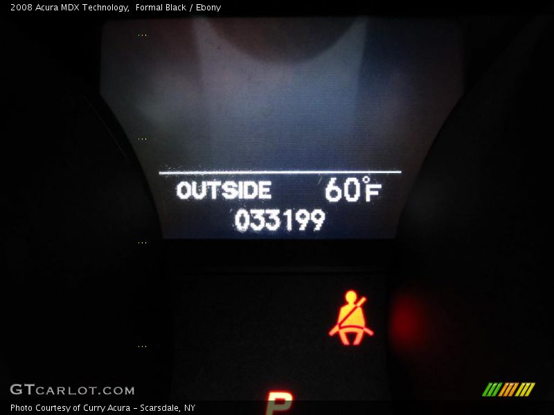 Formal Black / Ebony 2008 Acura MDX Technology