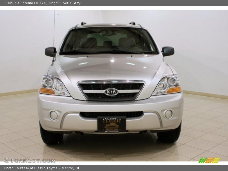 Bright Silver / Gray 2009 Kia Sorento LX 4x4