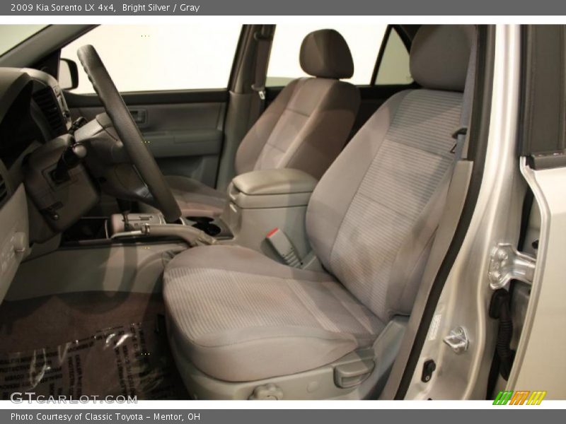 Bright Silver / Gray 2009 Kia Sorento LX 4x4