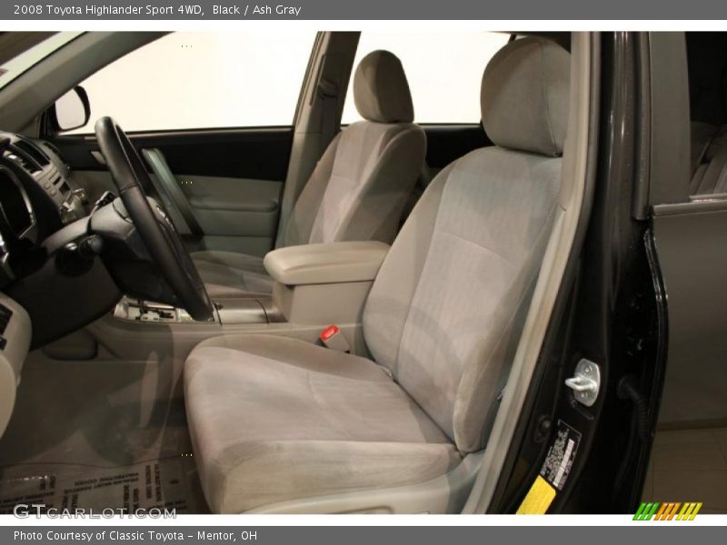 Black / Ash Gray 2008 Toyota Highlander Sport 4WD