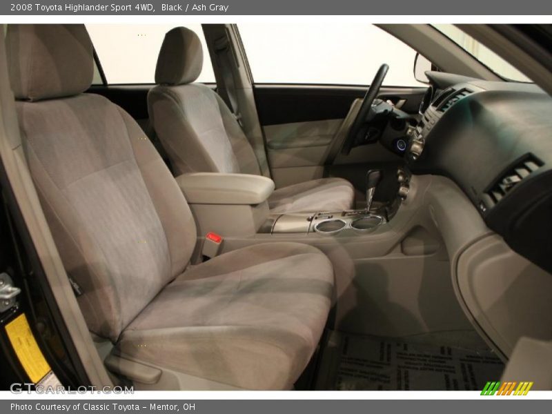 Black / Ash Gray 2008 Toyota Highlander Sport 4WD