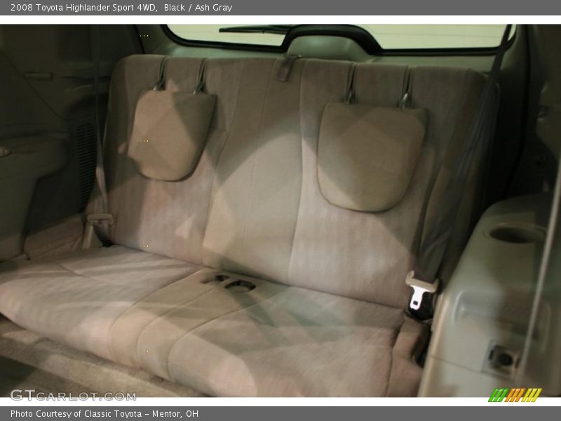 Black / Ash Gray 2008 Toyota Highlander Sport 4WD