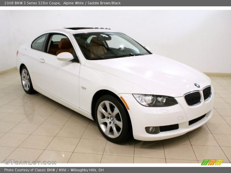 Front 3/4 View of 2008 3 Series 328xi Coupe