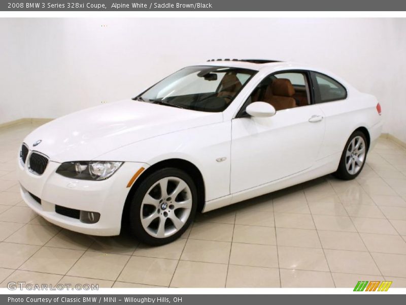 Front 3/4 View of 2008 3 Series 328xi Coupe