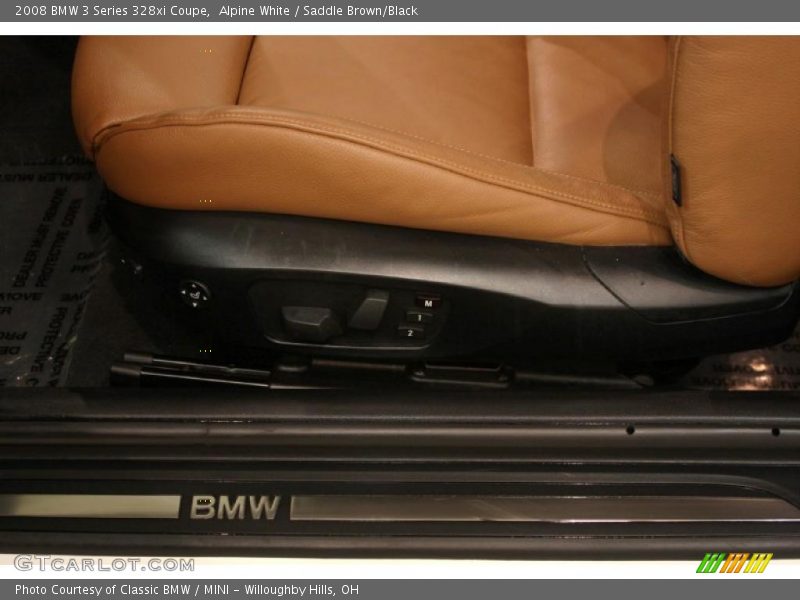 Alpine White / Saddle Brown/Black 2008 BMW 3 Series 328xi Coupe