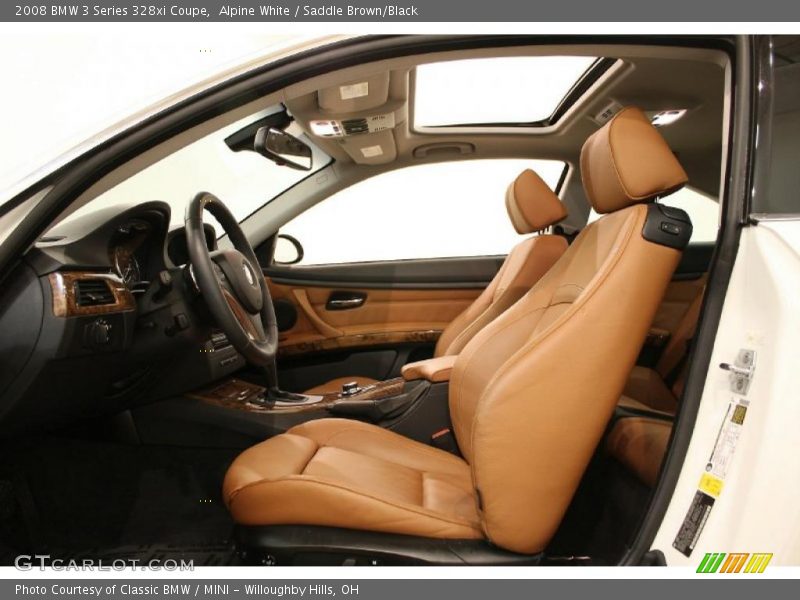  2008 3 Series 328xi Coupe Saddle Brown/Black Interior