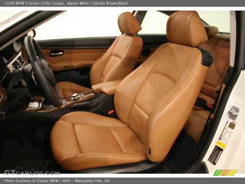  2008 3 Series 328xi Coupe Saddle Brown/Black Interior