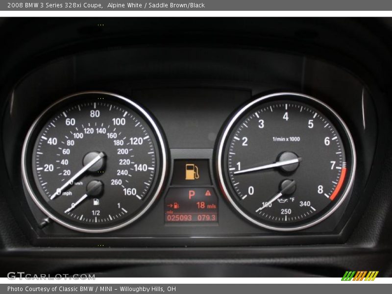  2008 3 Series 328xi Coupe 328xi Coupe Gauges