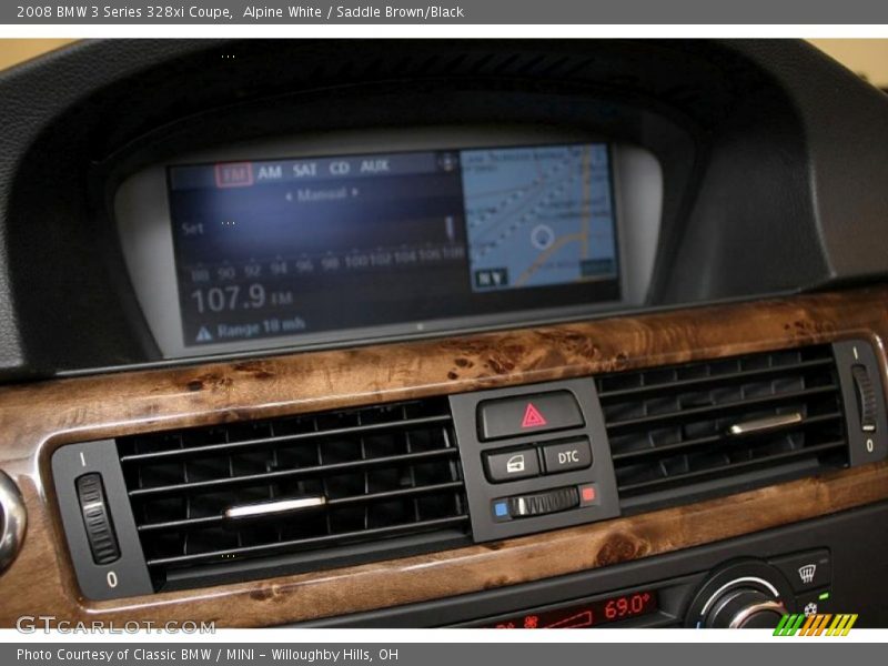 Alpine White / Saddle Brown/Black 2008 BMW 3 Series 328xi Coupe