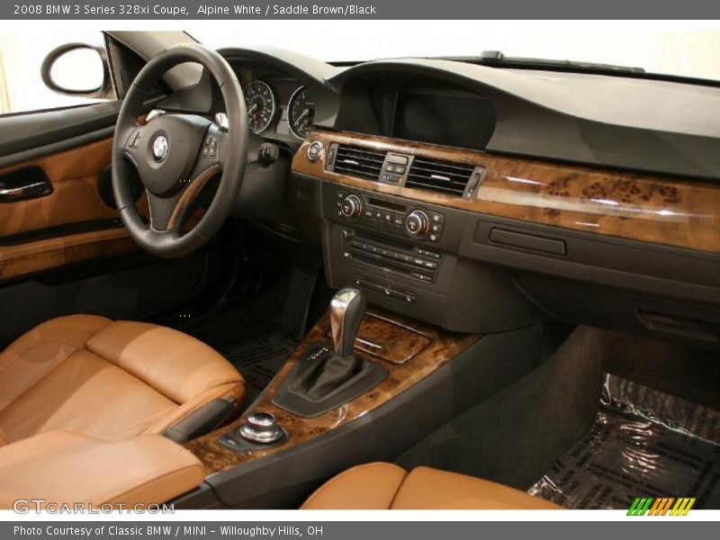 Alpine White / Saddle Brown/Black 2008 BMW 3 Series 328xi Coupe