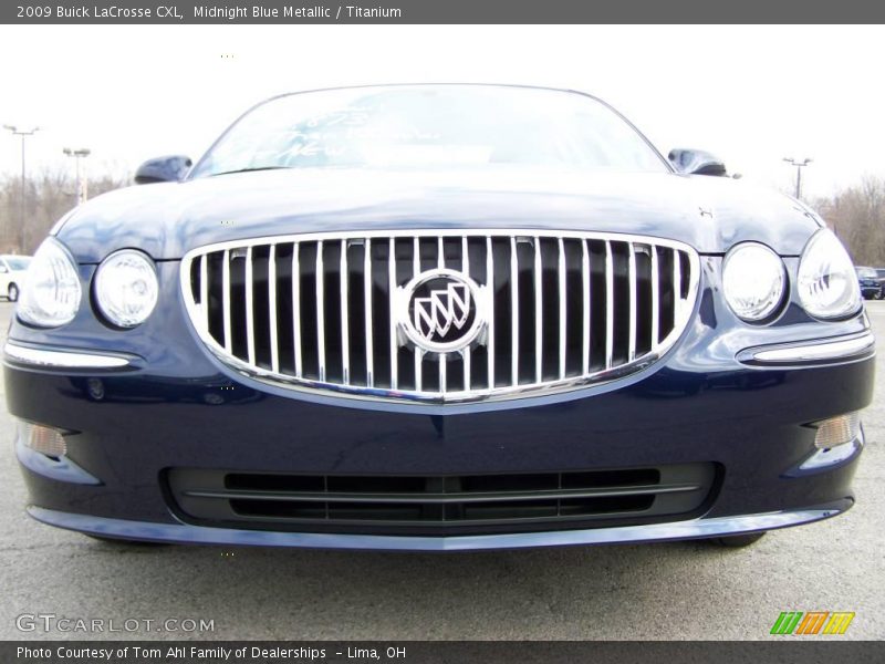 Midnight Blue Metallic / Titanium 2009 Buick LaCrosse CXL