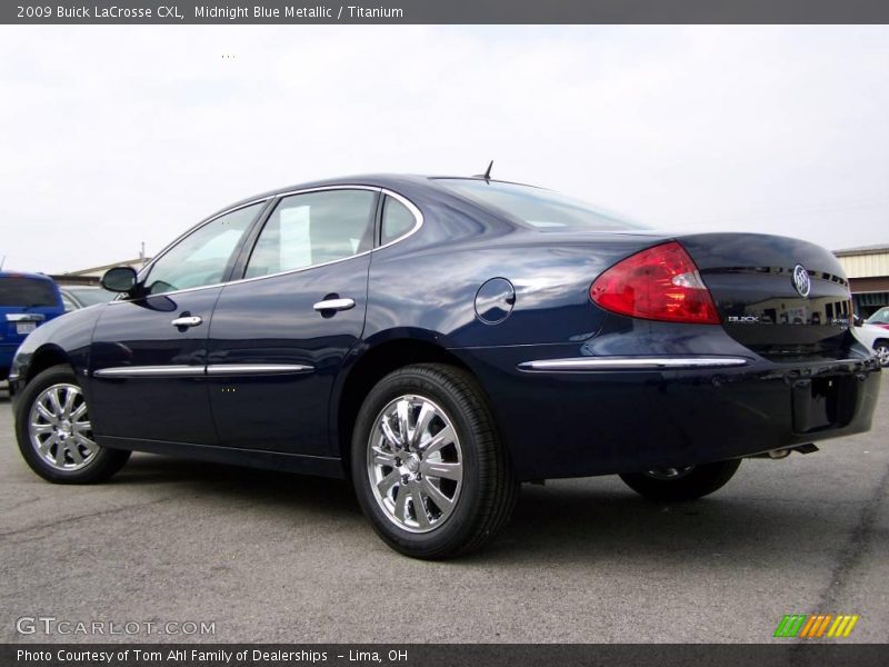 Midnight Blue Metallic / Titanium 2009 Buick LaCrosse CXL