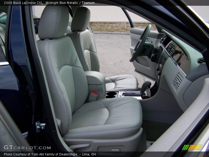 Midnight Blue Metallic / Titanium 2009 Buick LaCrosse CXL