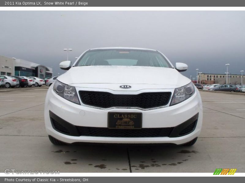 Snow White Pearl / Beige 2011 Kia Optima LX