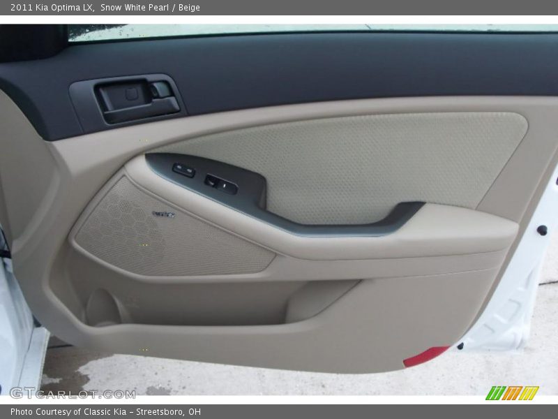 Snow White Pearl / Beige 2011 Kia Optima LX