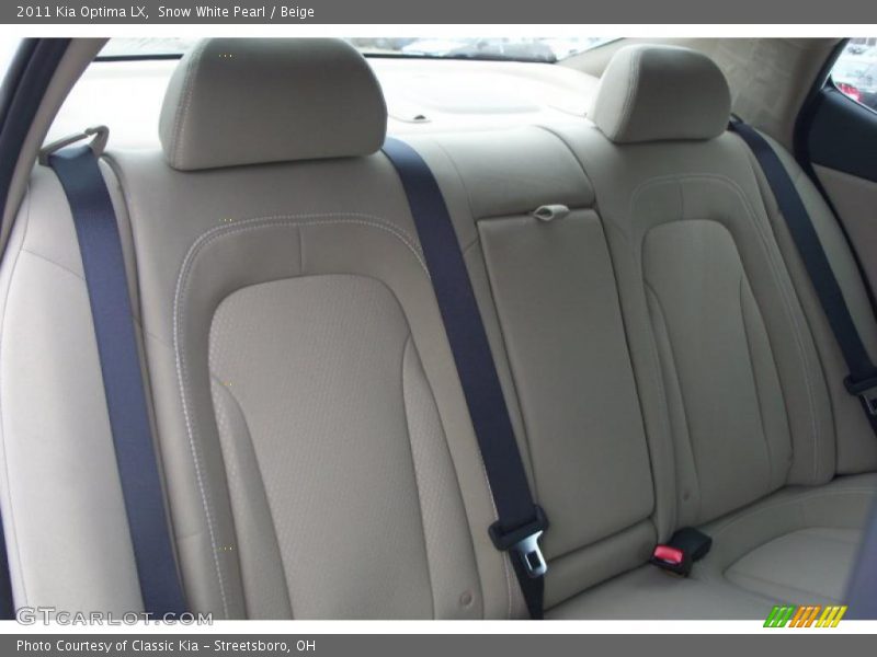 Snow White Pearl / Beige 2011 Kia Optima LX