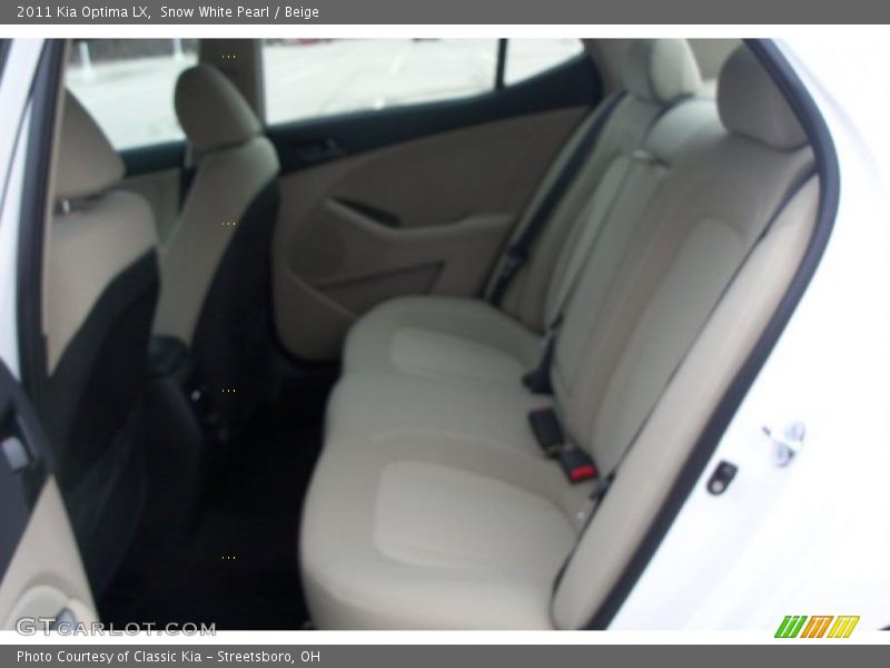 Snow White Pearl / Beige 2011 Kia Optima LX
