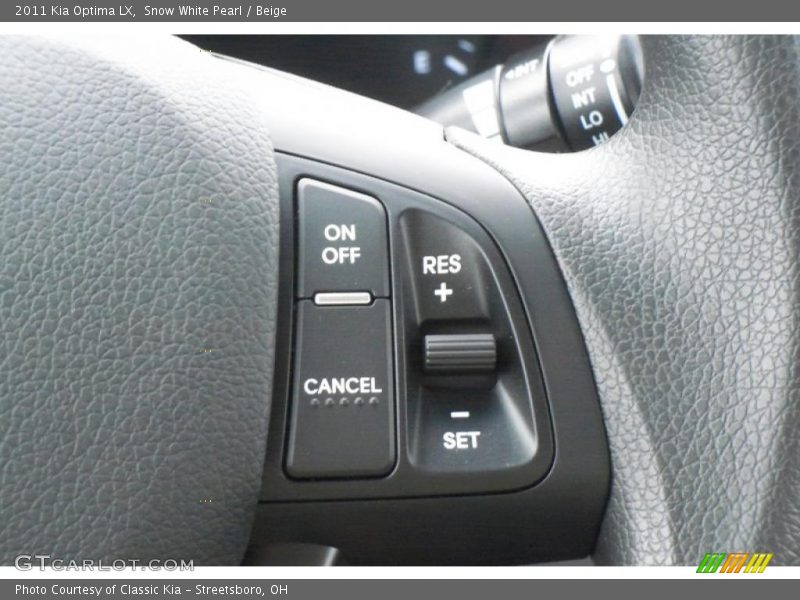 Snow White Pearl / Beige 2011 Kia Optima LX