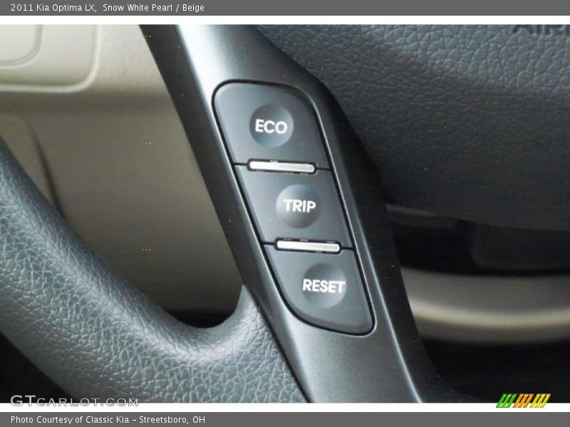 Snow White Pearl / Beige 2011 Kia Optima LX