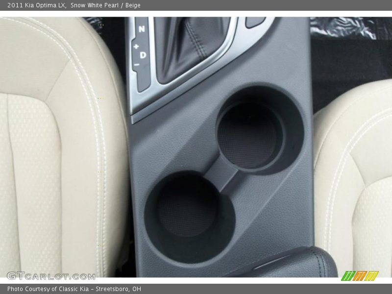 Snow White Pearl / Beige 2011 Kia Optima LX