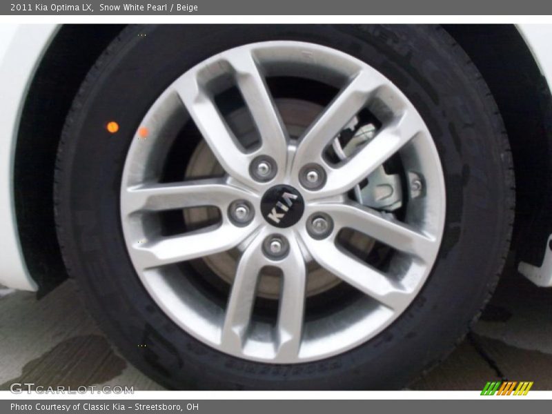 Snow White Pearl / Beige 2011 Kia Optima LX