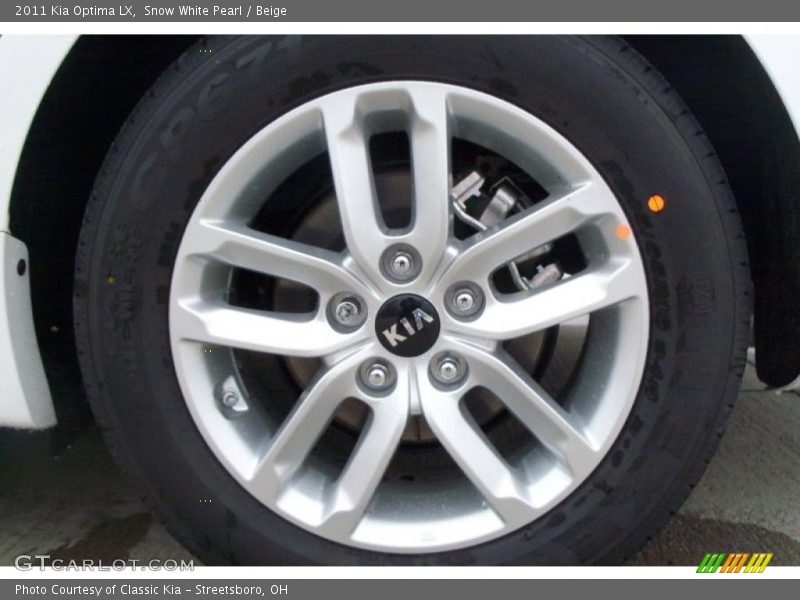 Snow White Pearl / Beige 2011 Kia Optima LX