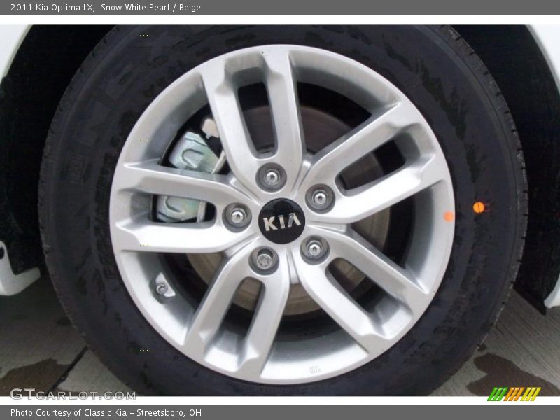 Snow White Pearl / Beige 2011 Kia Optima LX