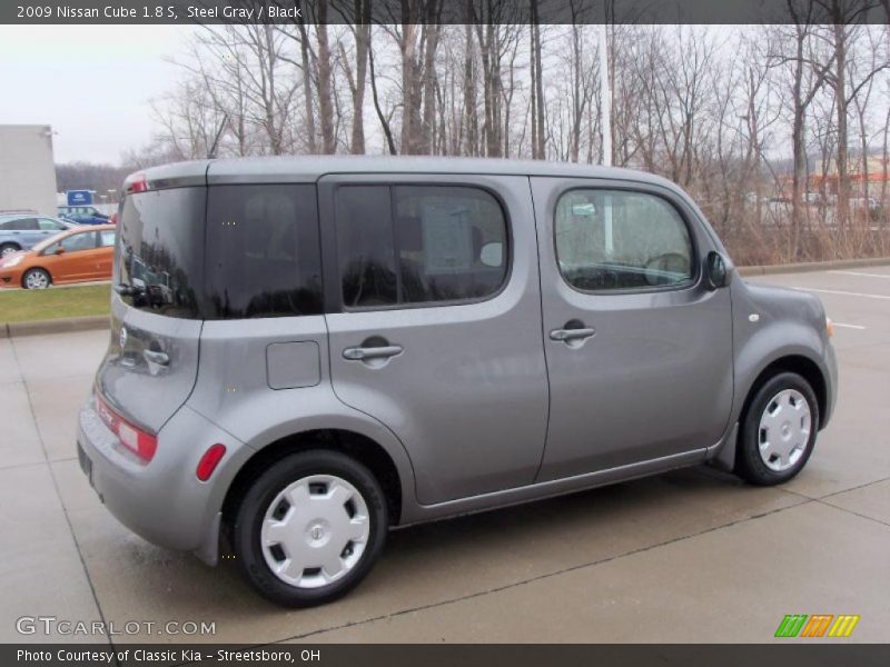 Steel Gray / Black 2009 Nissan Cube 1.8 S
