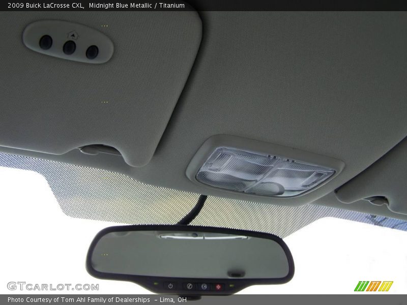 Midnight Blue Metallic / Titanium 2009 Buick LaCrosse CXL