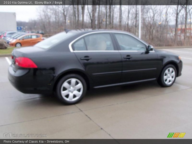 Ebony Black / Beige 2010 Kia Optima LX