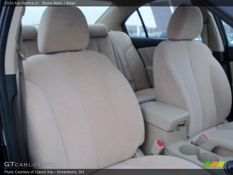 Ebony Black / Beige 2010 Kia Optima LX