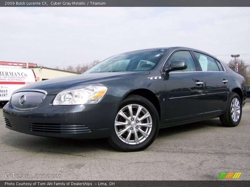 Cyber Gray Metallic / Titanium 2009 Buick Lucerne CX