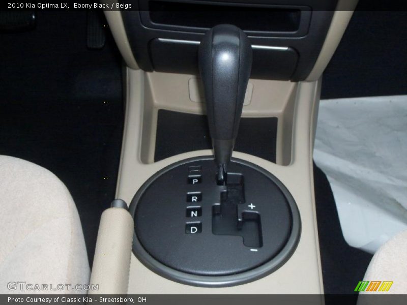 Ebony Black / Beige 2010 Kia Optima LX