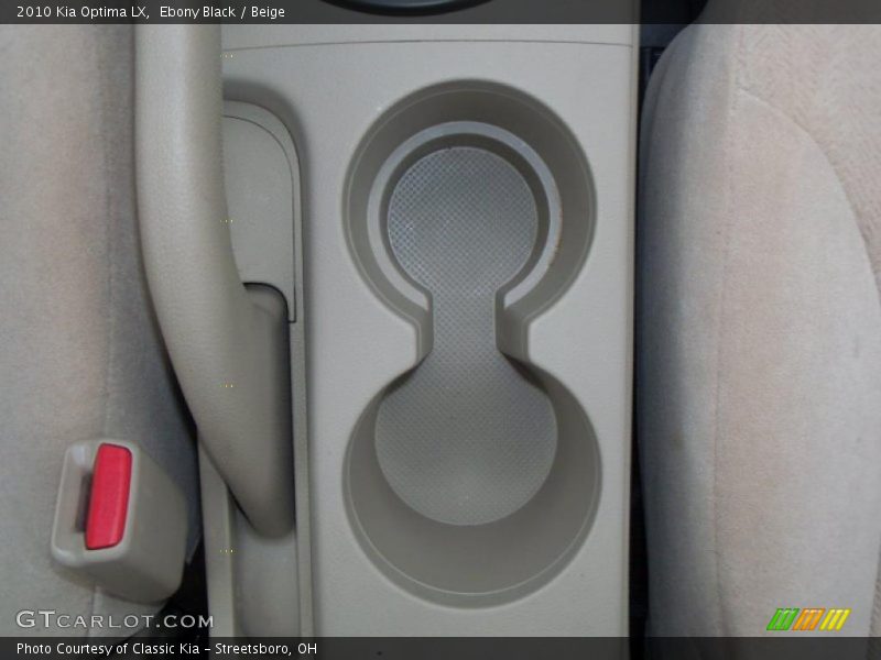 Ebony Black / Beige 2010 Kia Optima LX