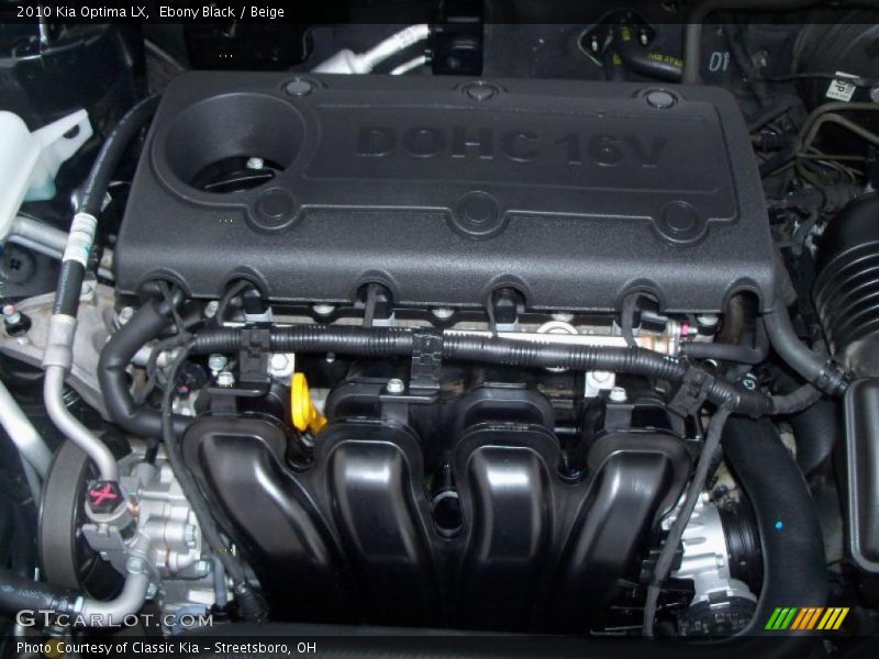 Ebony Black / Beige 2010 Kia Optima LX