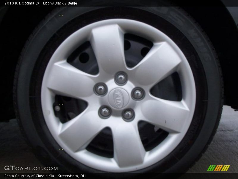 Ebony Black / Beige 2010 Kia Optima LX