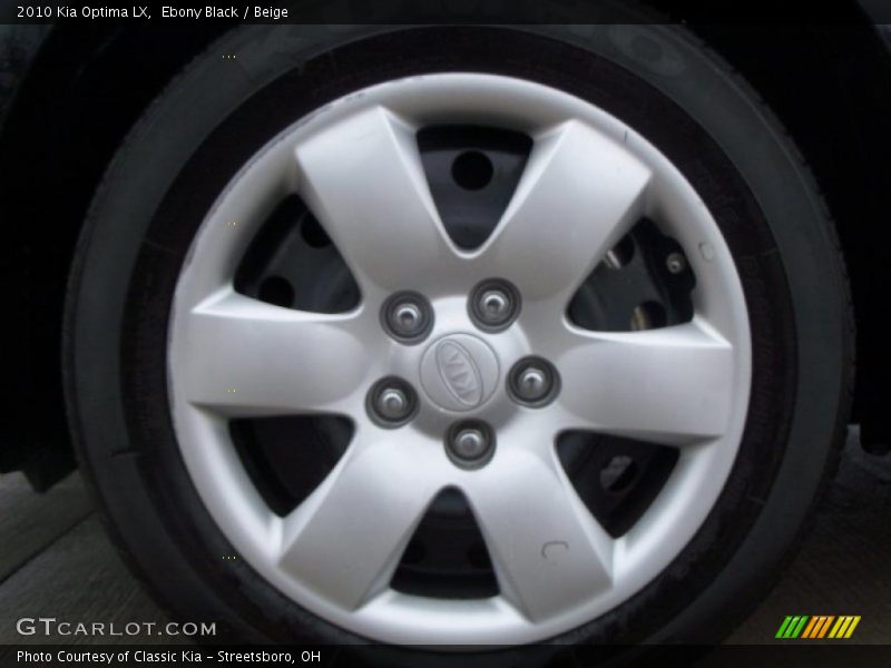 Ebony Black / Beige 2010 Kia Optima LX