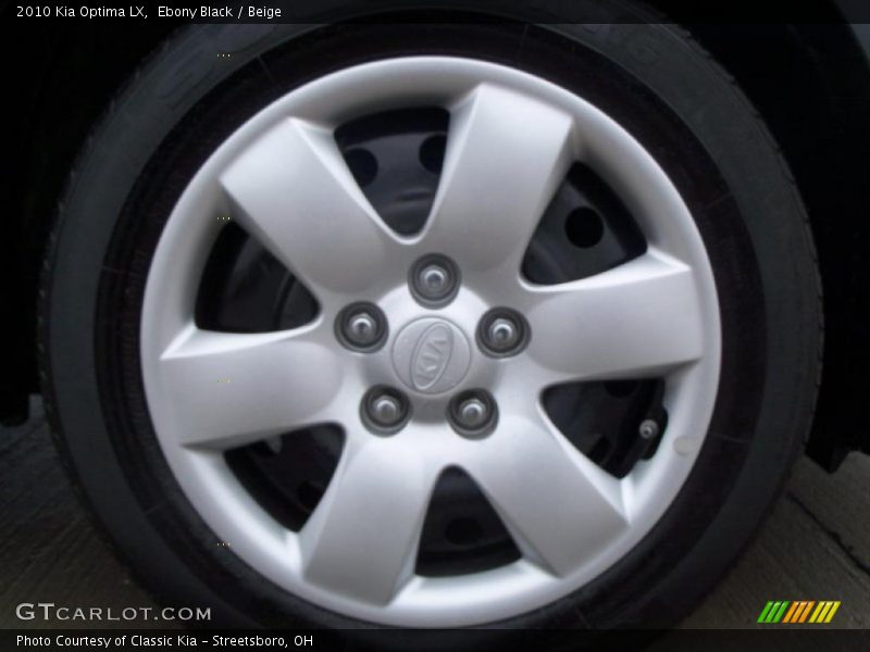 Ebony Black / Beige 2010 Kia Optima LX