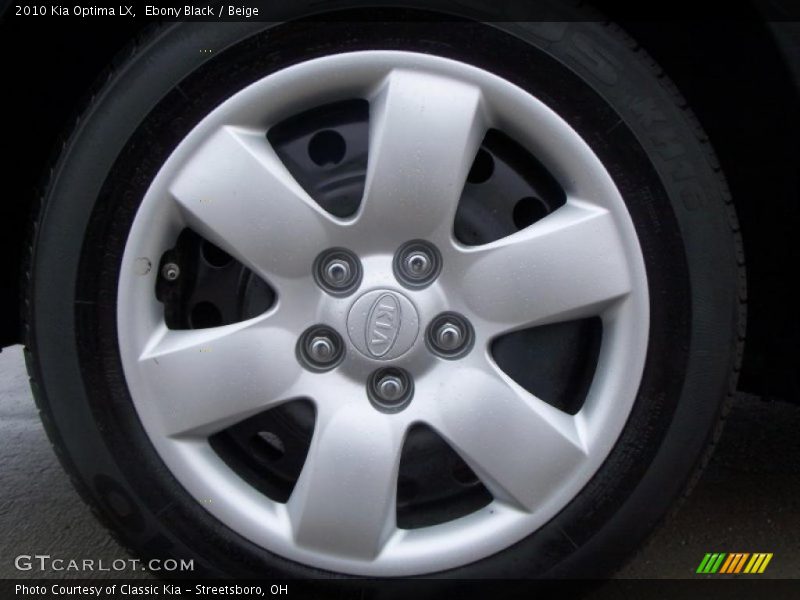 Ebony Black / Beige 2010 Kia Optima LX