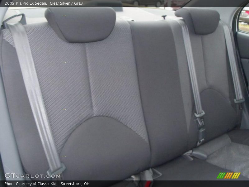 Clear Silver / Gray 2009 Kia Rio LX Sedan