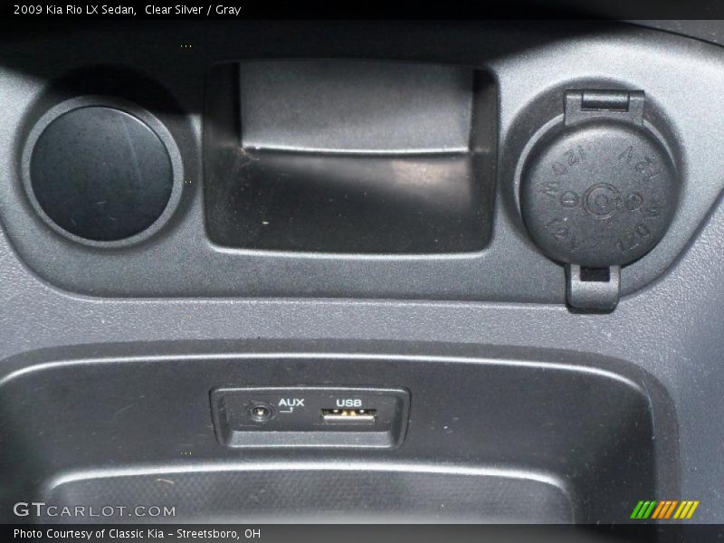 Clear Silver / Gray 2009 Kia Rio LX Sedan
