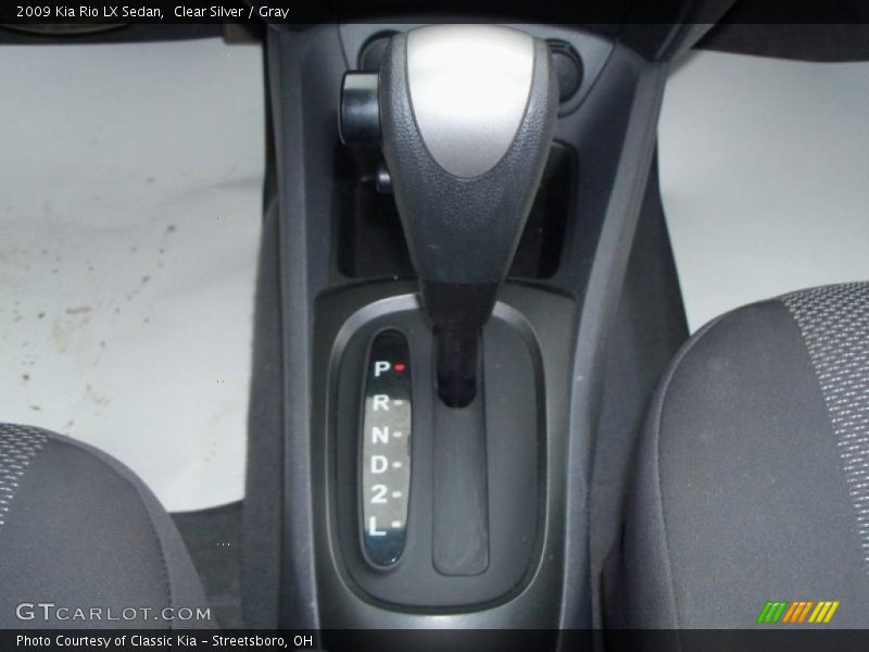 Clear Silver / Gray 2009 Kia Rio LX Sedan