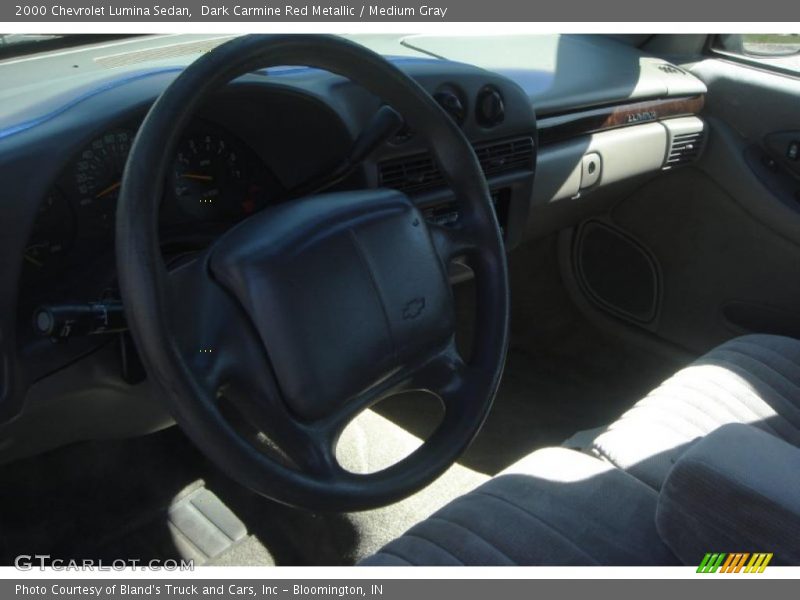 Dark Carmine Red Metallic / Medium Gray 2000 Chevrolet Lumina Sedan