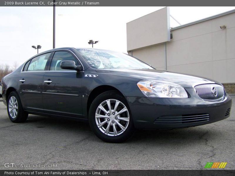 Cyber Gray Metallic / Titanium 2009 Buick Lucerne CX