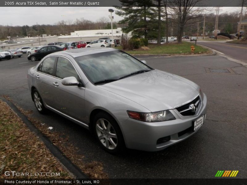 Satin Silver Metallic / Quartz 2005 Acura TSX Sedan
