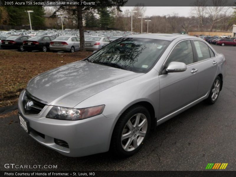 Satin Silver Metallic / Quartz 2005 Acura TSX Sedan