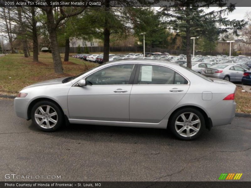 Satin Silver Metallic / Quartz 2005 Acura TSX Sedan
