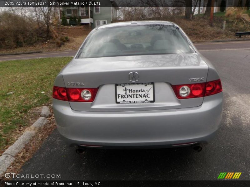 Satin Silver Metallic / Quartz 2005 Acura TSX Sedan