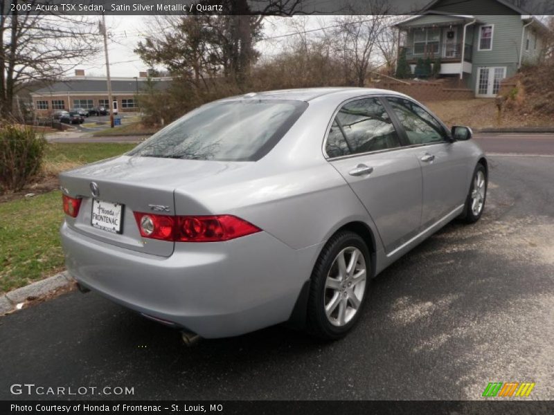 Satin Silver Metallic / Quartz 2005 Acura TSX Sedan