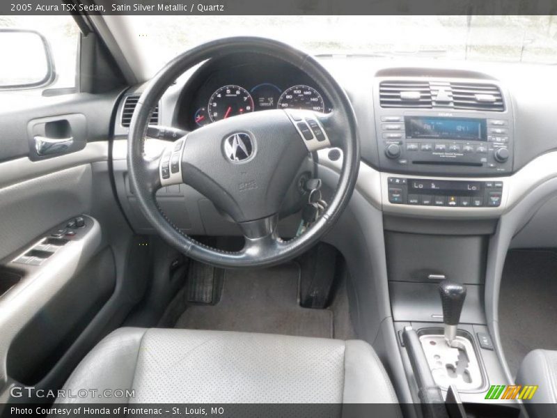 Satin Silver Metallic / Quartz 2005 Acura TSX Sedan